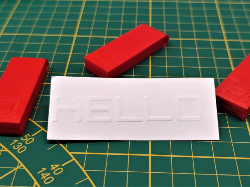 Dập nổi / Dấu / Đục lỗ Chữ cái Giấy (có thể co giãn) - Image 3