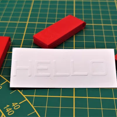 Dập nổi / Dấu / Đục lỗ Chữ cái Giấy (có thể co giãn)