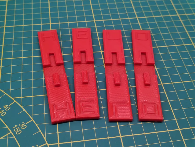 Dập nổi / Dấu / Đục lỗ Chữ cái Giấy (có thể co giãn) - Image 4