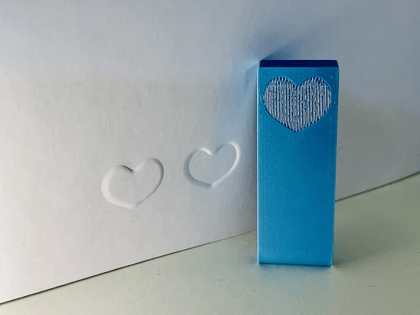 Con Dấu Embosser Giấy Hình Trái Tim - Image 3