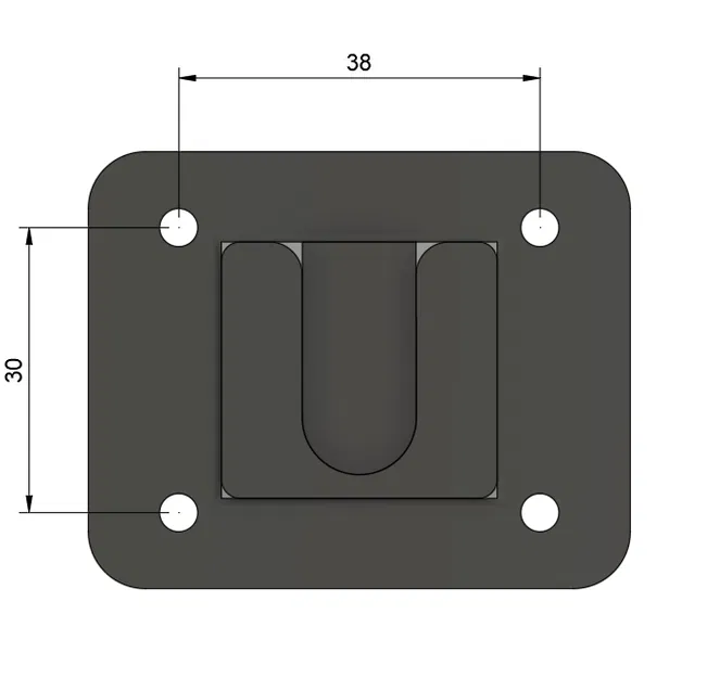 Giá đỡ Micrô AMPS N1RIP cho Radio Ham / CB - Image 2