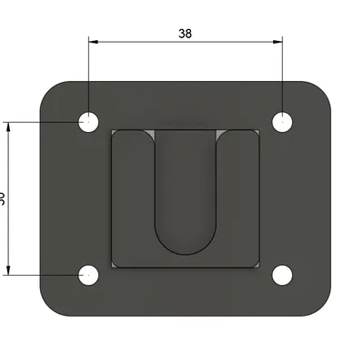 Giá đỡ Micrô AMPS N1RIP cho Radio Ham / CB