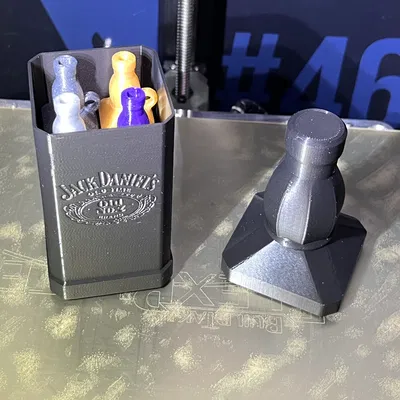 Còi Jack Daniels kèm chai đựng đồ