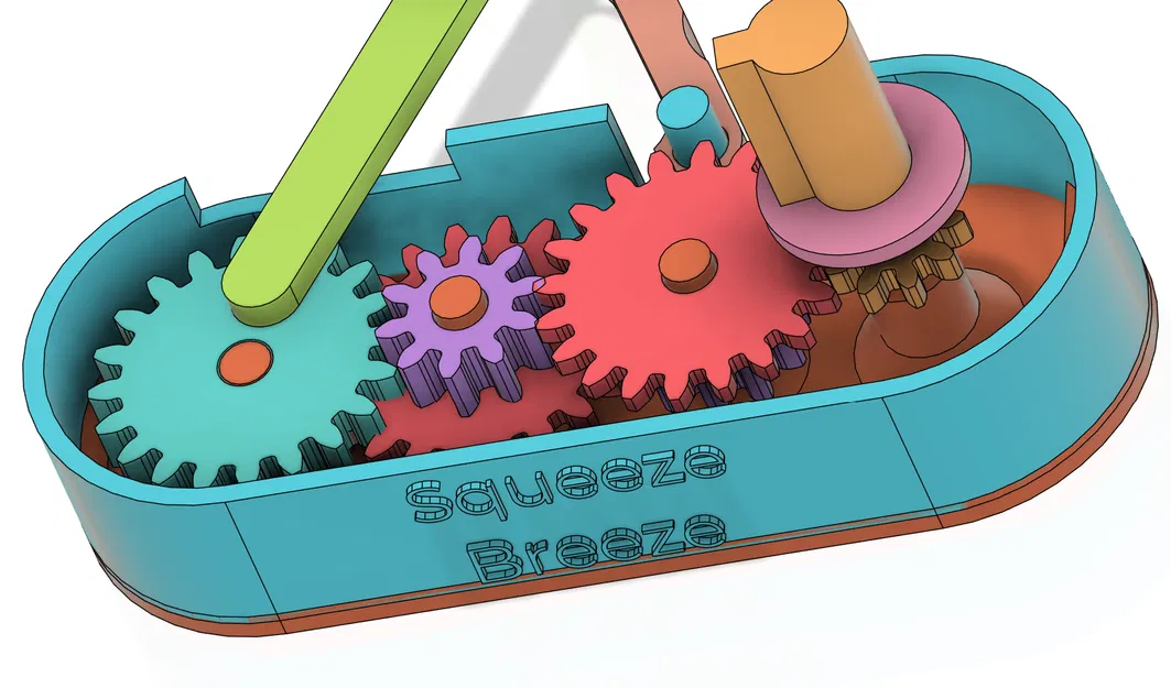 Quạt Squeeze Breeze (Quạt Bóp) In 3D - Image 2