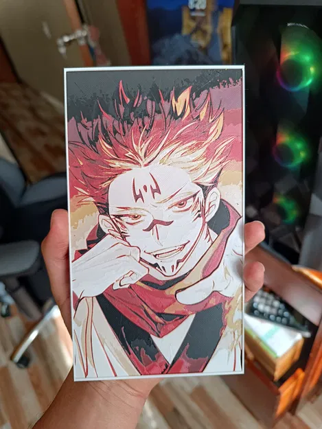 Ryōmen Sukuna - Jujutsu Kaisen - Anime Panel - Mô Hình 3D - Image 1