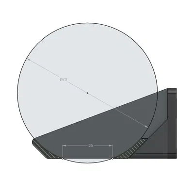 Giá Đỡ Cuộn Băng Keo Cho Bảng IKEA Skadis