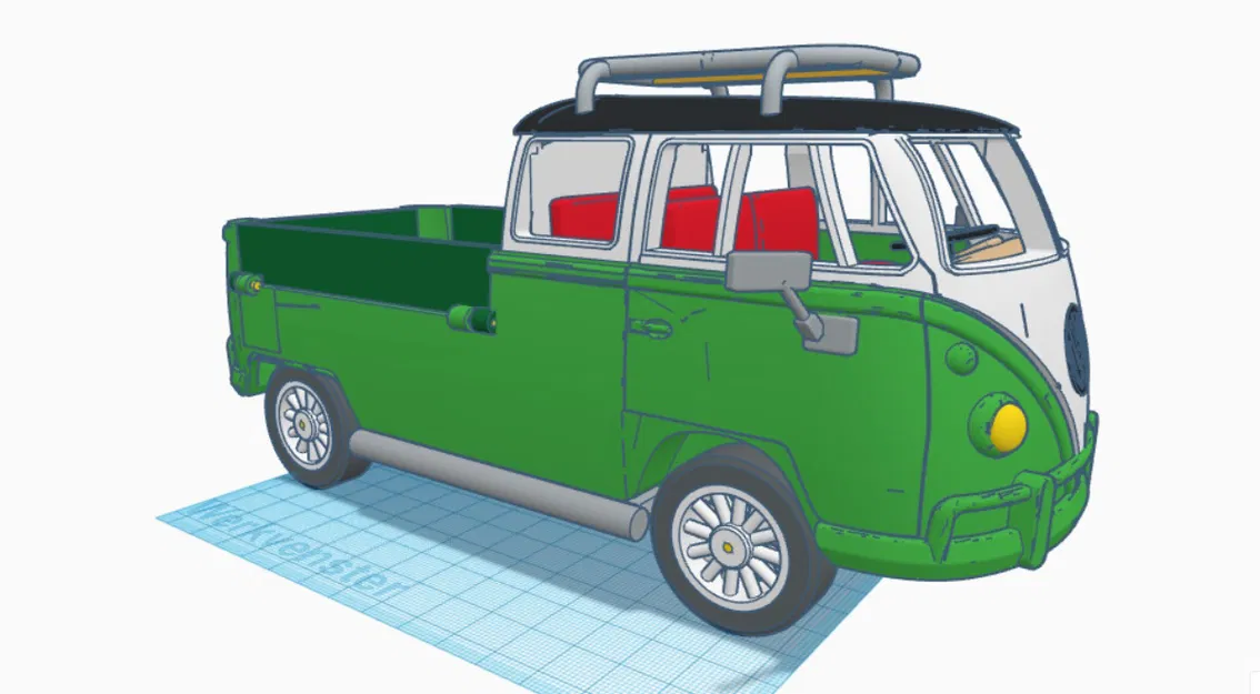 Xe Buýt VW Pickup Năm 1968 của Kỹ sư Ed van der Heijden - Image 10