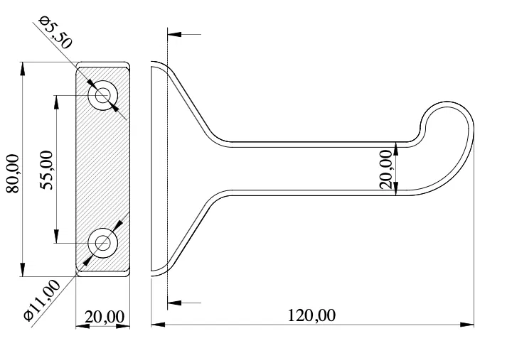 Móc treo tường bánh xe đạp - Image 2