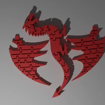 Rồng Con Khớp Nối Meleys - In 3D Linh Hoạt