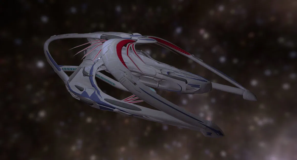 Mô Hình Tàu Andromeda Ascendant Khổng Lồ (50cm) Có Chân Đế - Image 9