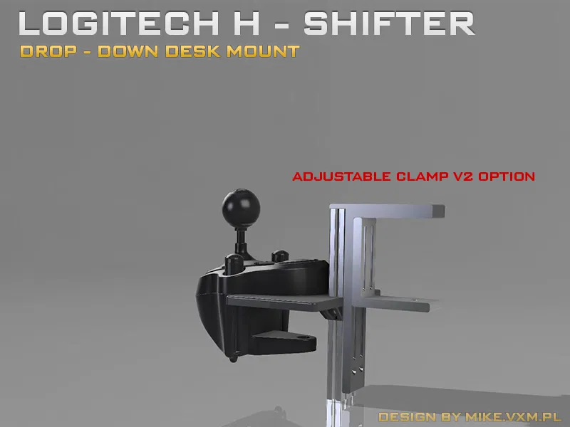 Giá đỡ bàn gập xuống cho Logitech Shifter - Image 2