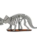 [3Dino Puzzle] Khủng long Triceratops Phong cách Cổ điển - Thumbnail 3
