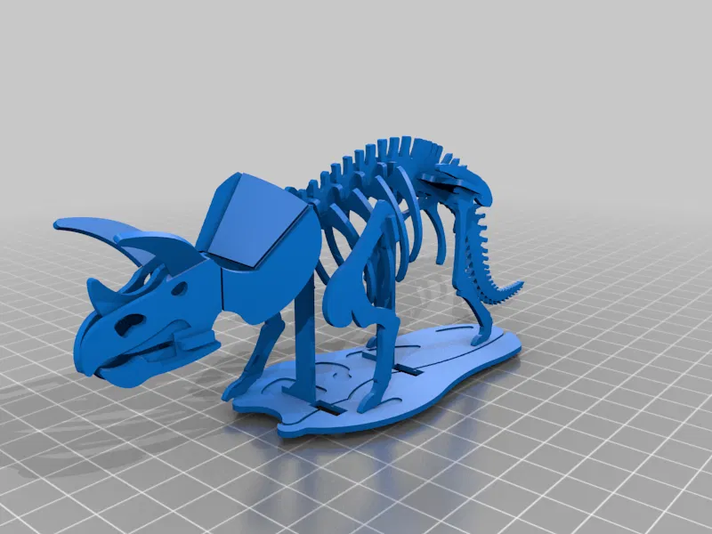 [3Dino Puzzle] Khủng long Triceratops Phong cách Cổ điển - Image 9