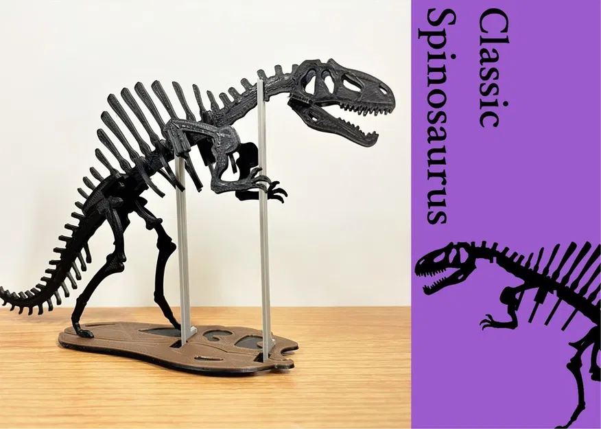 [3Dino Puzzle] Spinosaurus Phong Cách Cổ Điển - Image 1