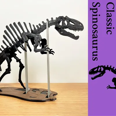 [3Dino Puzzle] Spinosaurus Phong Cách Cổ Điển