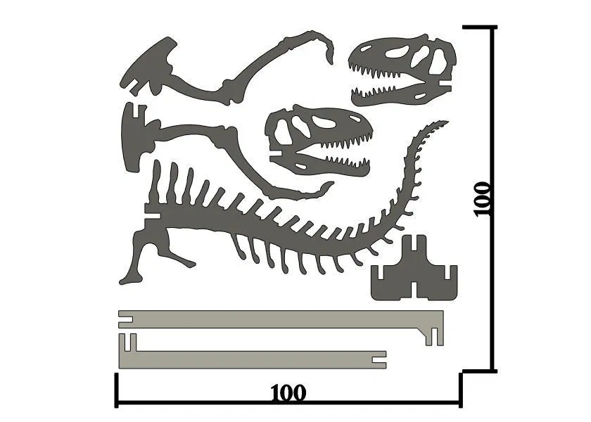 [3Dino Puzzle] Spinosaurus Phong Cách Cổ Điển - Image 5