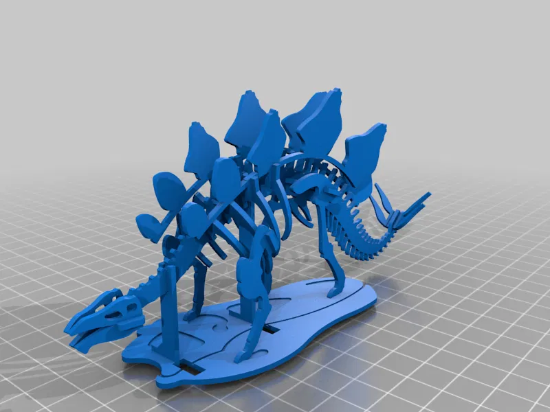 [3Dino Puzzle] Stegosaurus Phong Cách Cổ Điển - Image 9
