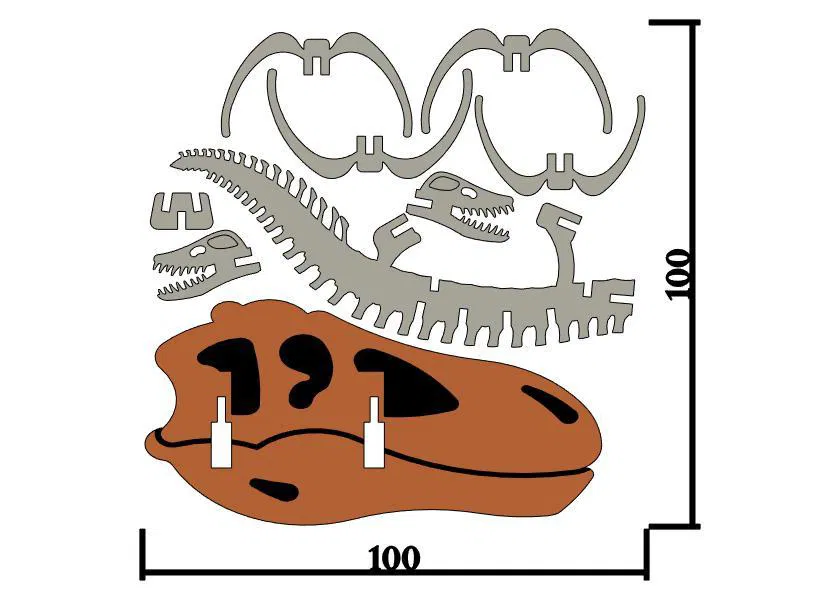 [3Dino Puzzle] Khủng long cổ đại Plesiosaurus - Image 4