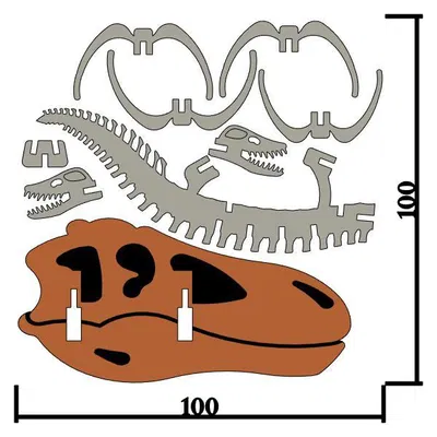 [3Dino Puzzle] Khủng long cổ đại Plesiosaurus