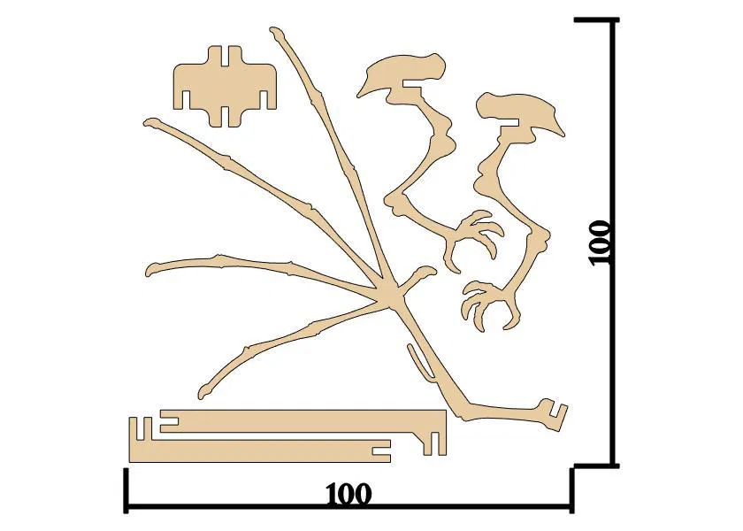 [Fantasy & Primal] Bộ xương Wyvern - Image 5
