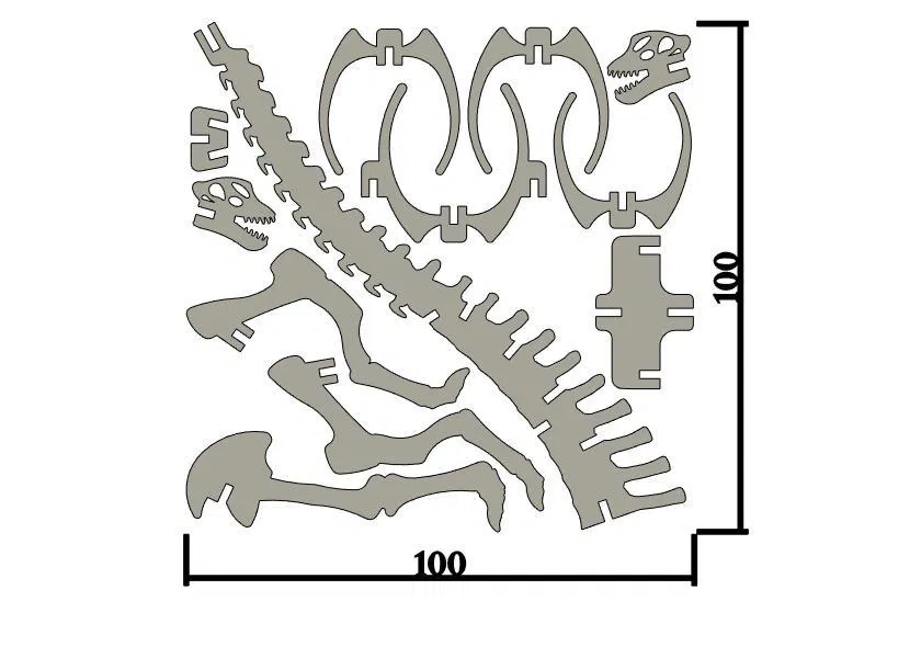 [3Dino Puzzle] Khủng long Brontosaurus (Apatosaurus cổ điển) - Image 5