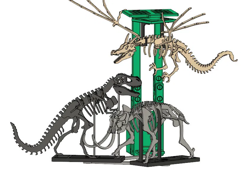 [Fantasy & Primal] Bộ xương Khủng long Ma mút - Image 6