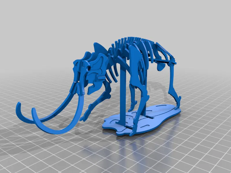 [Fantasy & Primal] Bộ xương Khủng long Ma mút - Image 11