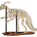 [3Dino Puzzle] Khủng long Parasaurolophus Phong Cách Cổ Điển - Thumbnail 2