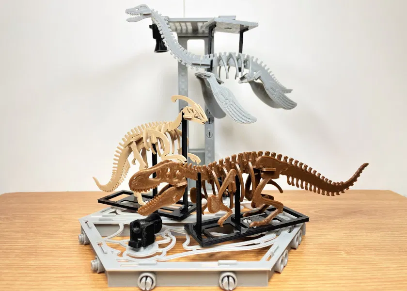 [3Dino Puzzle] Khủng long Parasaurolophus Phong Cách Cổ Điển - Image 8