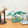 [3Dino Puzzle] Khủng long Parasaurolophus Phong Cách Cổ Điển - Thumbnail 10