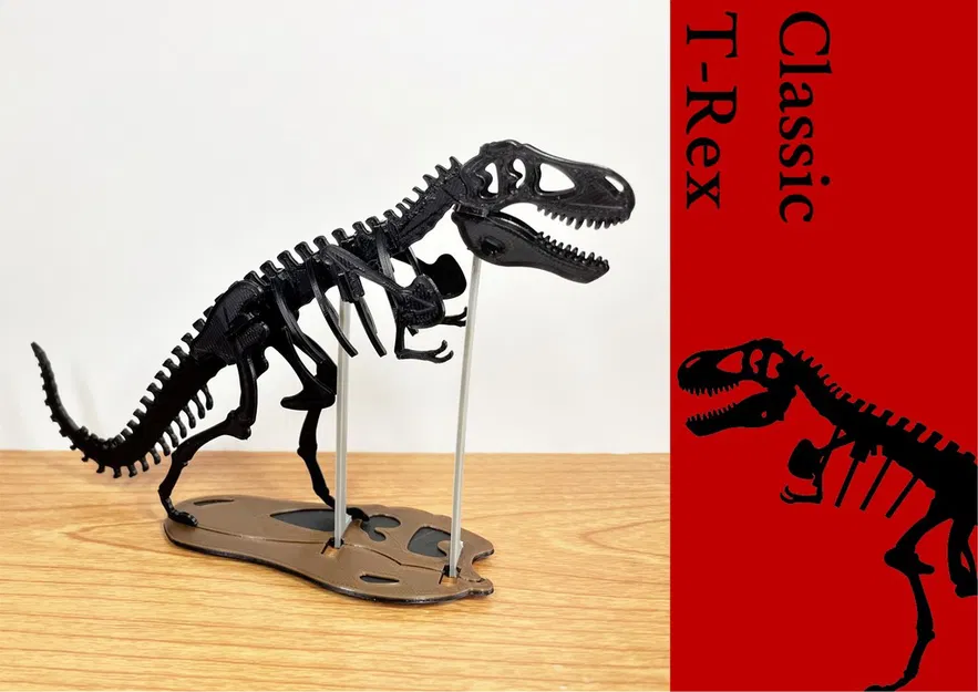 [3Dino Puzzle] Khủng Long Bạo Chúa T-Rex Phong Cách Cổ Điển - Image 1