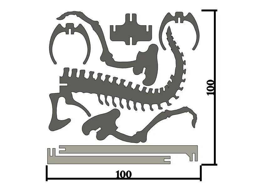 [3Dino Puzzle] Khủng Long Bạo Chúa T-Rex Phong Cách Cổ Điển - Image 5