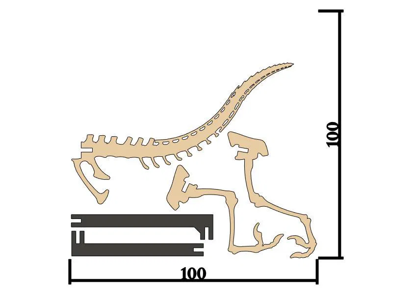 [3Dino Puzzle] Khủng Long Bạo Chúa Velociraptor - Image 5
