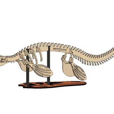 [3Dino Puzzle] Tylosaurus Phong Cách Cổ Điển