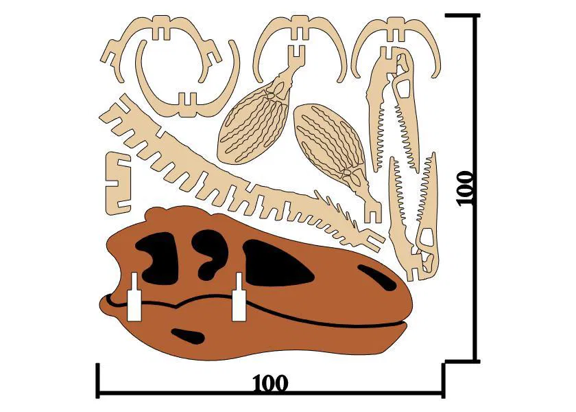 [3Dino Puzzle] Tylosaurus Phong Cách Cổ Điển - Image 4