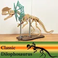[3Dino Puzzle] Khủng Long Dilophosaurus Phong Cách Cổ Điển - Thumbnail 1