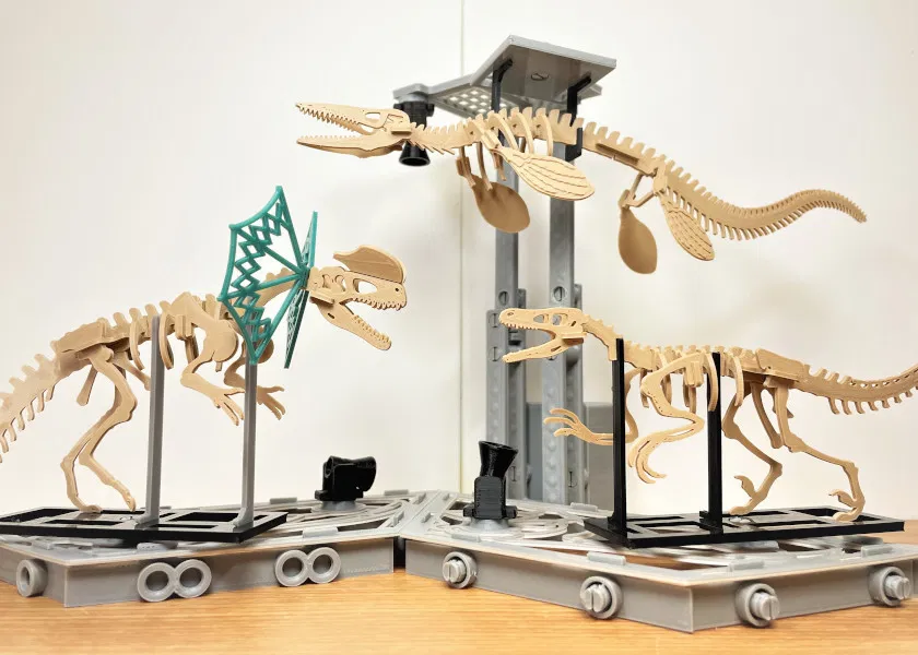 [3Dino Puzzle] Khủng Long Dilophosaurus Phong Cách Cổ Điển - Image 7