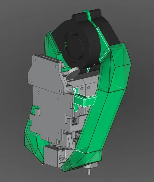 Ống dẫn quạt đôi 5015 cho Ender 3 v3 SE - Image 2