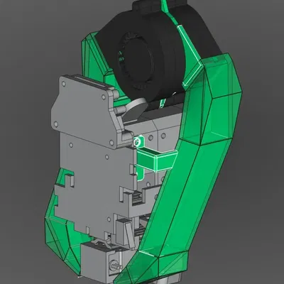 Ống dẫn quạt đôi 5015 cho Ender 3 v3 SE