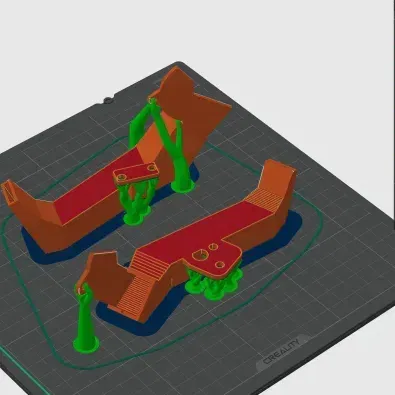 Ống dẫn quạt đôi 5015 cho Ender 3 v3 SE