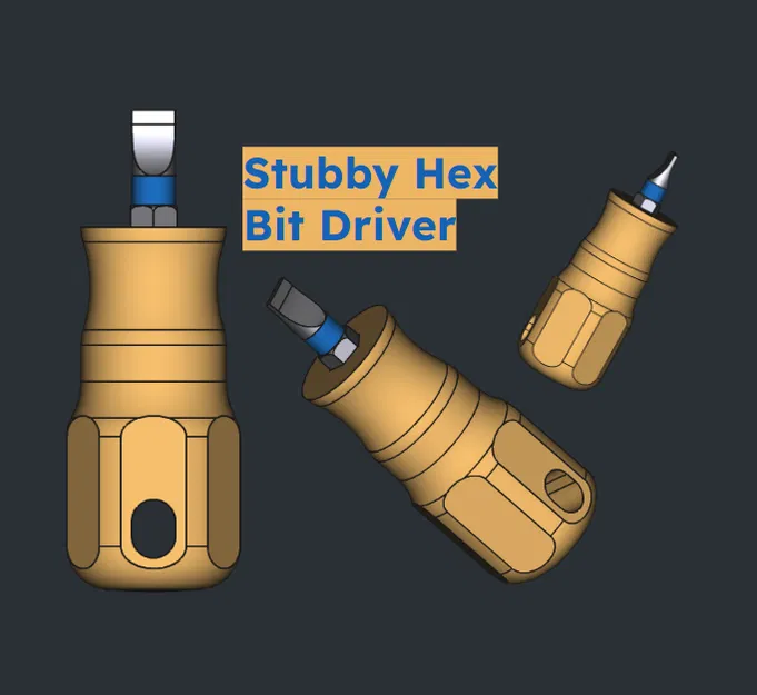 Tua Vít Lục Giác Ngắn (Stubby Hex Bit Driver) - Image 1