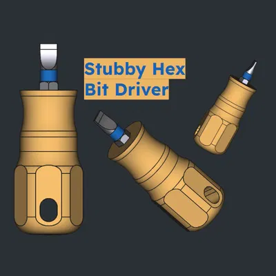 Tua Vít Lục Giác Ngắn (Stubby Hex Bit Driver)