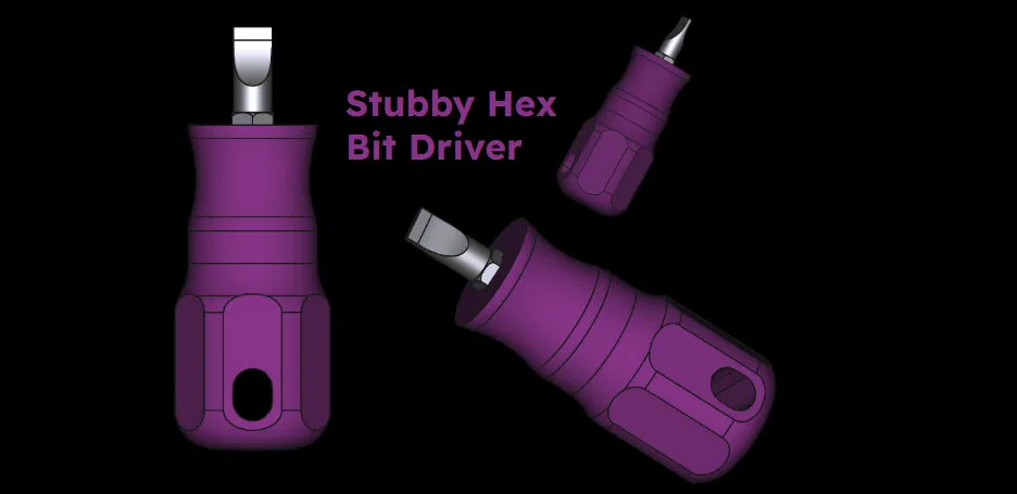 Tua Vít Lục Giác Ngắn (Stubby Hex Bit Driver) - Image 2
