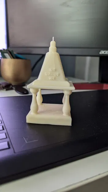 Mô hình Ram Mandir in 3D với Thiết kế Hình bóng Đức Ram - Image 3