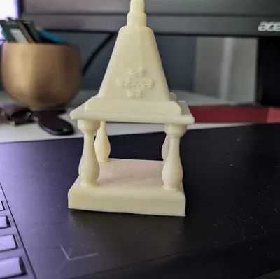 Mô hình Ram Mandir in 3D với Thiết kế Hình bóng Đức Ram