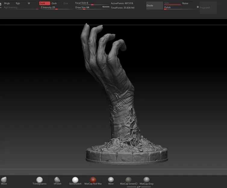 Mô hình Bàn Tay Zombie - Image 11