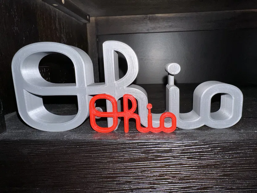 Biển hiệu Script Ohio - Image 1
