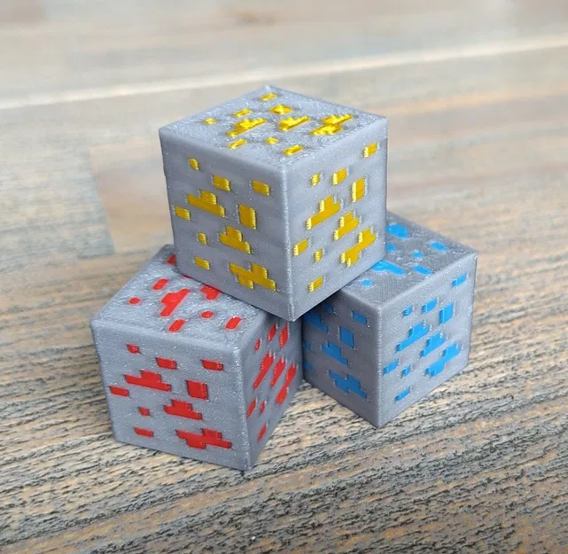 Khối quặng Minecraft hai màu - Image 1