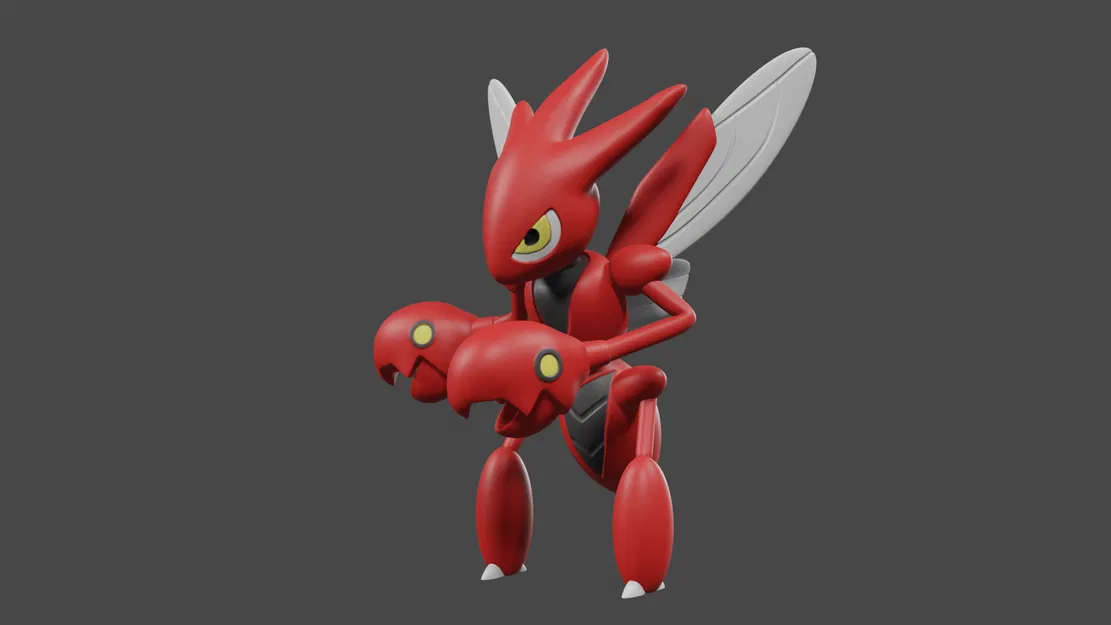 Mô Hình Pokemon Scizor Cho Bàn D&D - Image 1