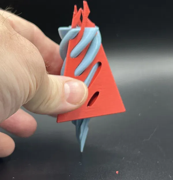 Mô hình Fidget Xoắn Ốc Chóp Tam Giác Đi Qua Không Tưởng - Image 4